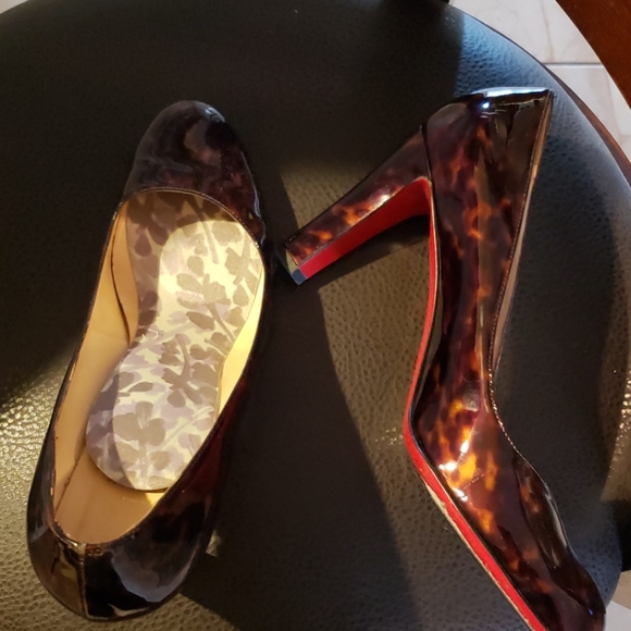 Christian Louboutin Shoes - Tortoise shell patent leather Louboutins